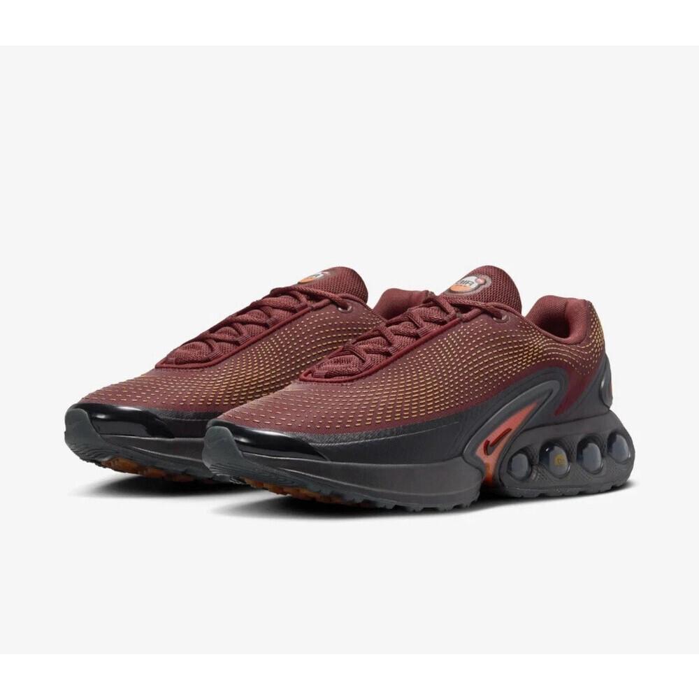 Nike Air Max Dn DV3337-600 Sneakers Mens US 7.5 Red Black Lifestyle Shoes TF8758
